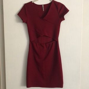Wine colored dress size small